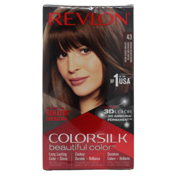 REVLON Colorsilk #43 Medium Golden Brown
